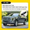 4pcs For Ford -2024 F-150 Gloss Black Exterior Door Handles ABS Covers Trims