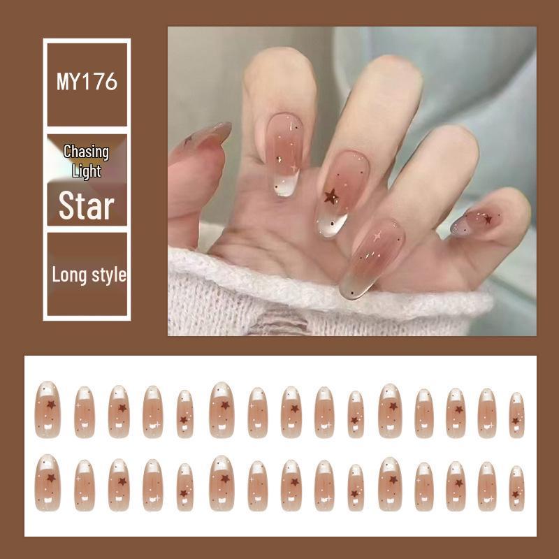 Chasing Light Cat's Eye Crystal Nails: Handmade, Detachable, Flash Diamond Design for Trendy, Stylish Looks.