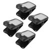 4pcs Clip On Solar Motion Sensor Lights 3 Modes Intelligent LED Light IP65 Water Proof for Fence Gutters Patio Camping