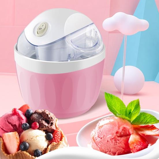 Mini Ice Cream Maker 1.5 Quart Electric Ice Cream Machine for Homemade Gelato Sorbet Yogurt Quick Freezing Compact Space-Saving Kitchen Tools
