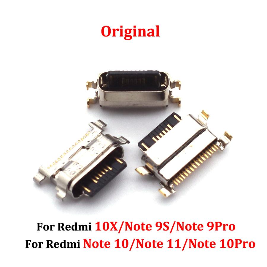 10PCS USB Charger Port Dock Socket For Xiaomi Redmi 8 8A 9 9A 10A 10X 10C 12C Note 11 10 9S 9 8 7 Pro Charging Connector