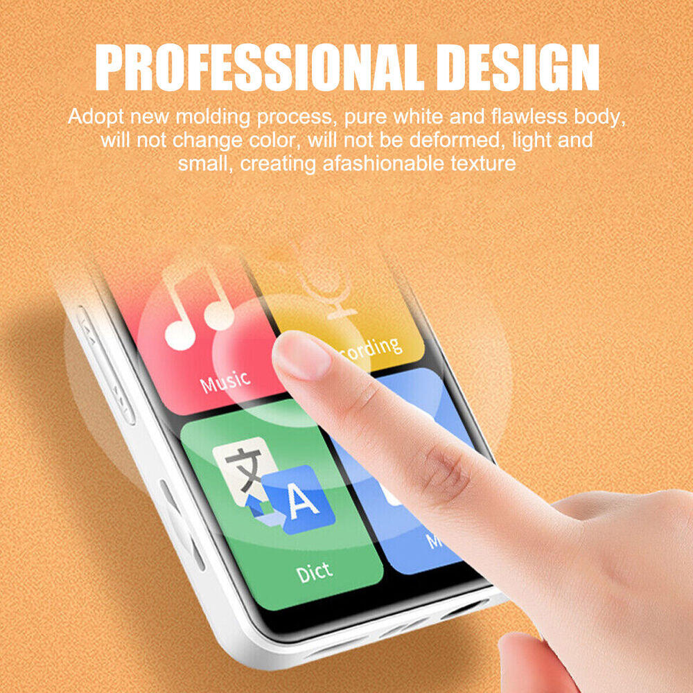 MP4 MP3 Player Bluetooth 5.0 Touch Screen Mini Walkman Student Sport Lossless HIFI Music FM Radio Portable Mp3 Gift Hot Sale