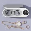 1pc High-Frequency Ultrasonic Glasses Cleaner Machine - Wireless Control, Multi-Purpose Cleaning for Eyewear and Accessories