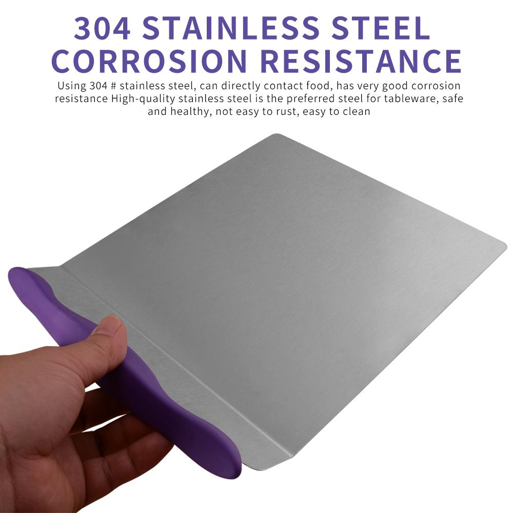 Stainless Steel Cake Tray Transfer Scoop Cake Moving Plate Baking Tool Bread Pizza Blade Lifter Shovel Pastry Scraper Bakeware