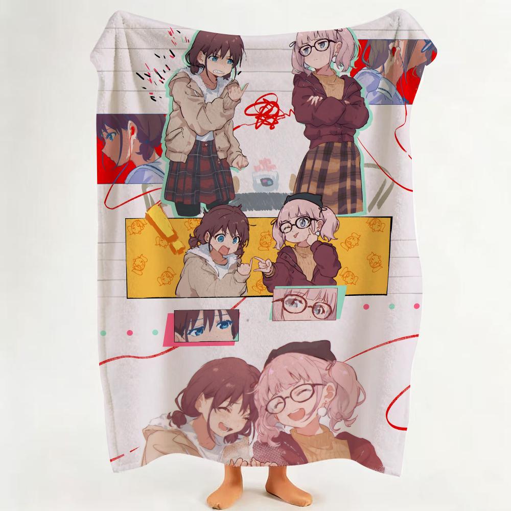 Game B BanG D Dream Throw Flannel Throw Blanket Suitable for Sofa Living Room Bedroom