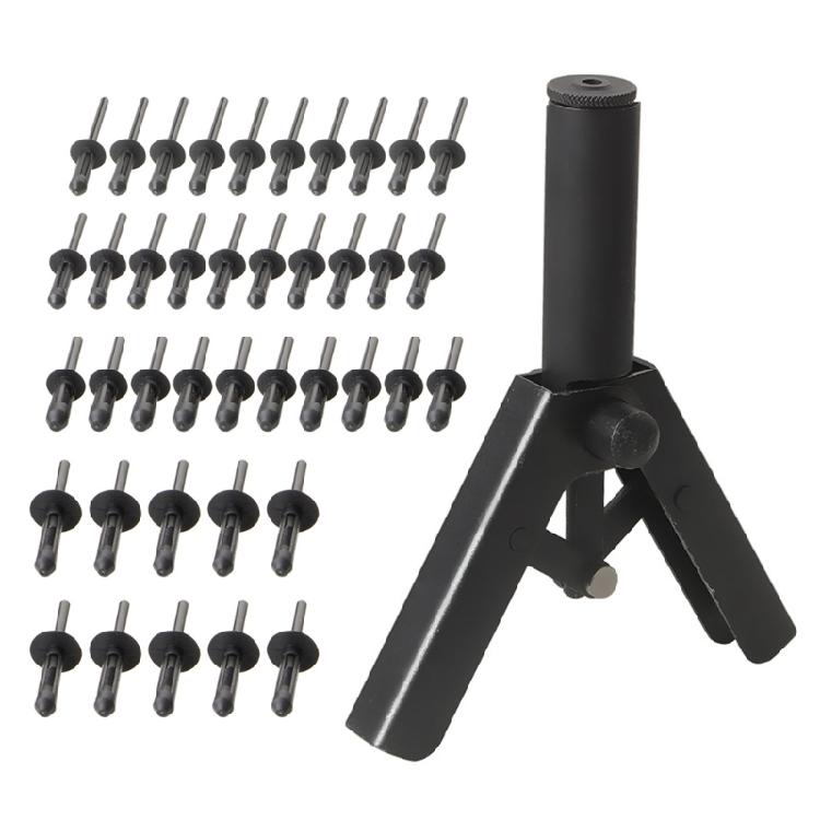

Complete 41 Piece Plastic Riveting Assembly Kit With Ergonomic Handle And Quick Release Mechanism For Efficient Use 1