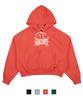 Crsd Lettering Crop Hoodie