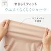 Kirei Labo completely and less likely to show cotton blend KL2070 M [Gunze] Shorts, seamless, hypoallergenic, lines, shorts, KL2070T, women's, 3-pack,