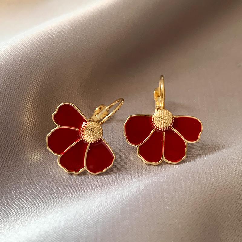 Vintage Luxe Anke La Red 925 Silver Earrings Zircon Studs Minimalist Elegant Fashion Jewelry For Women