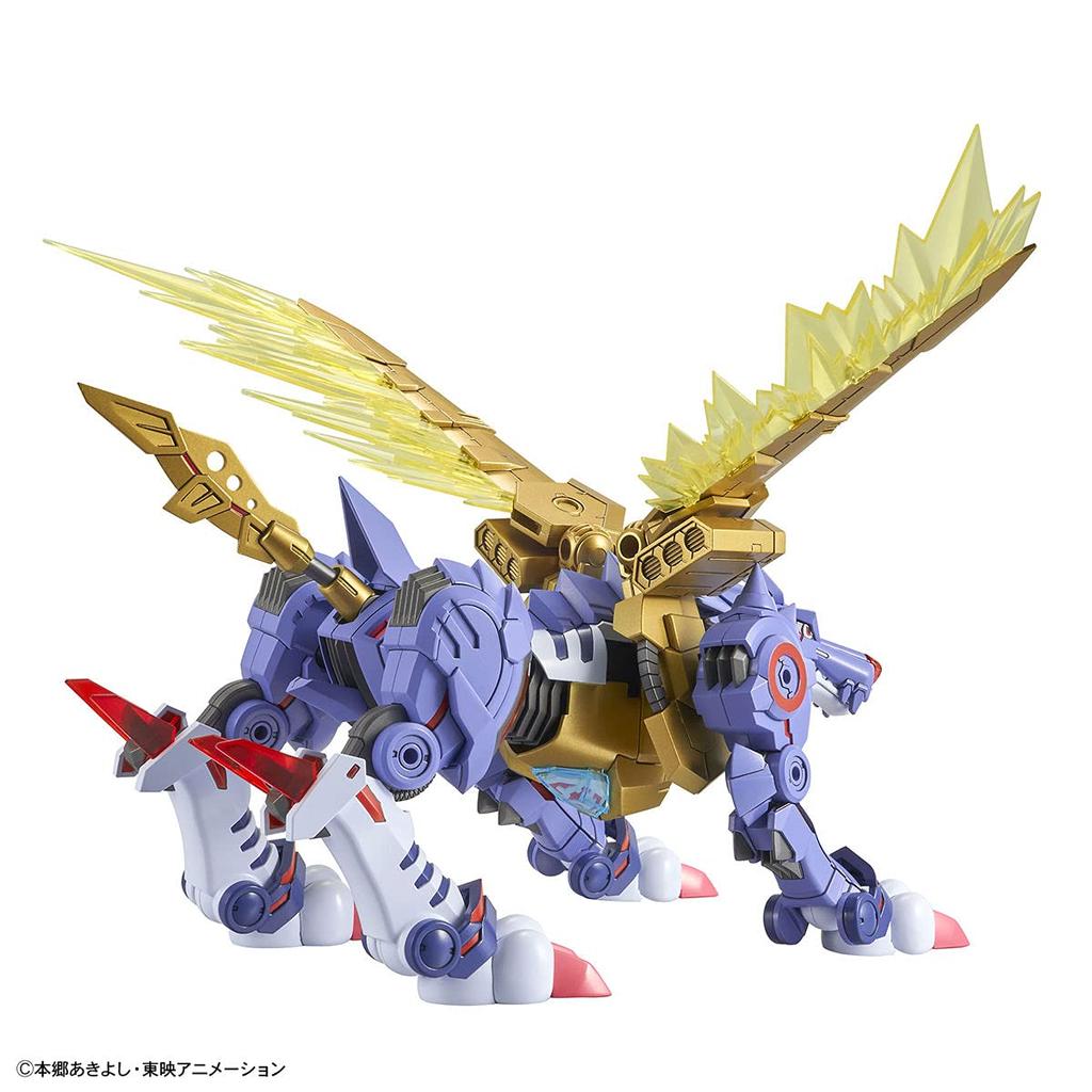 Standard Digimon Adventure Metal Garurumon plastic model Figure-rise (AMPLIFIED) Color-coded