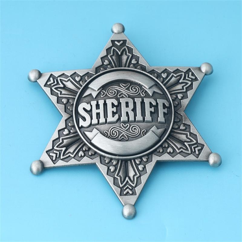 Six Point Star Brooch Metal Construction Easy Clip On Designs Accessories For Weddings Corporate Event