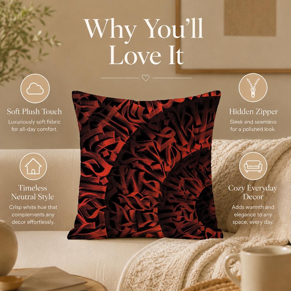 Artist P-Pokras LampasS Cushion Cover Double-Sided Printed Pillow Cover Hypoallergenic Dust-Mite Proof
