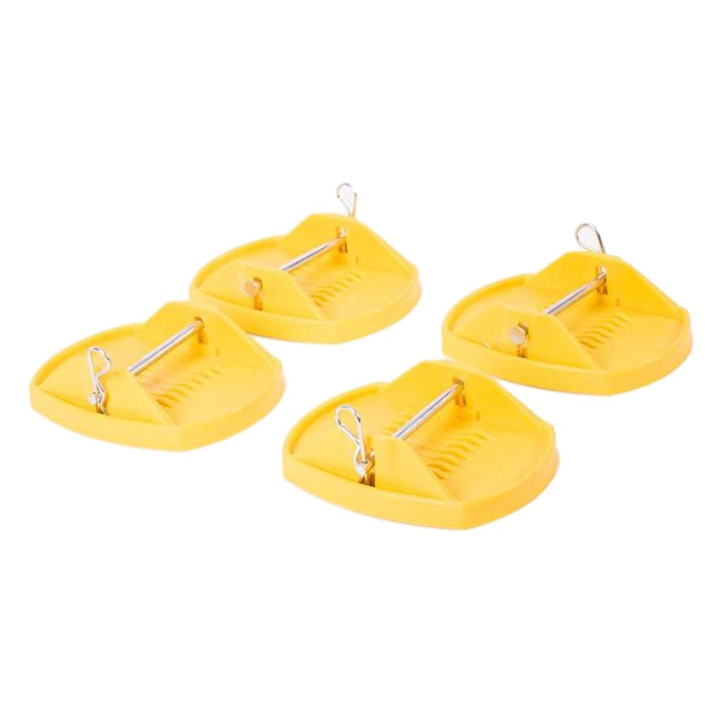 4Pcs Universal Caravan Jack Pads Leveller Wheel Foot Leg Support Jacking Lift Pad Support Stand for Trailers RV