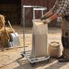 Sack Holder Frame Metal Grain Bagging Stand Adjustable Bag Long-Lasting