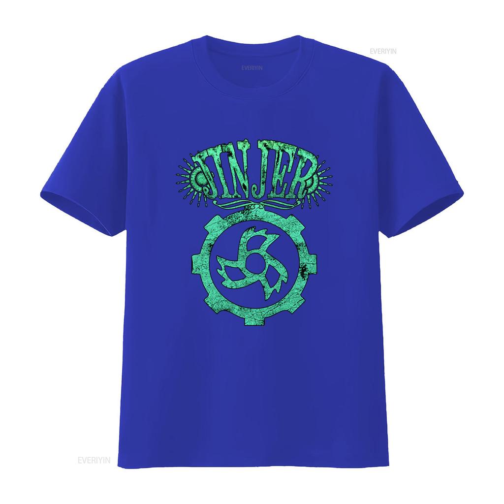 Jinjer T Shirt Print Rock Band Gear Design  vintage Washed Versatile Top For Everyday Wear graphic Casual streetwear Slightly