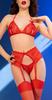 Ampira Red 4 Piece Set - Chilirose - Sets