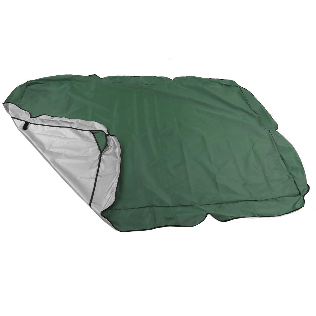 Outdoor Swing Canopy Silver Coated Oxford Cloth Waterproof Swing Chair Top Cover for Garden Sun Shade Accessory