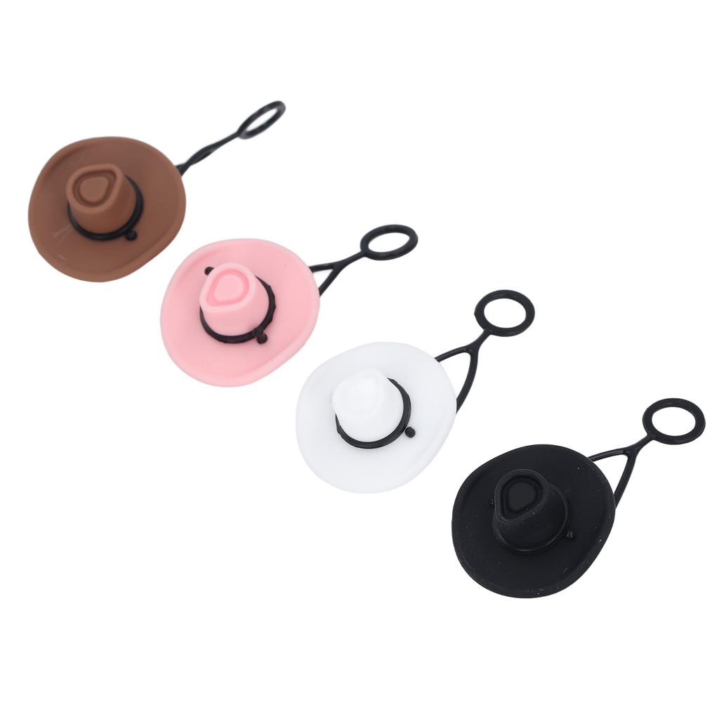 Cup Straw Cover Silicone Reusable Hat Shape Leakage Proof Straw Tip Lid for Stanley for Simple