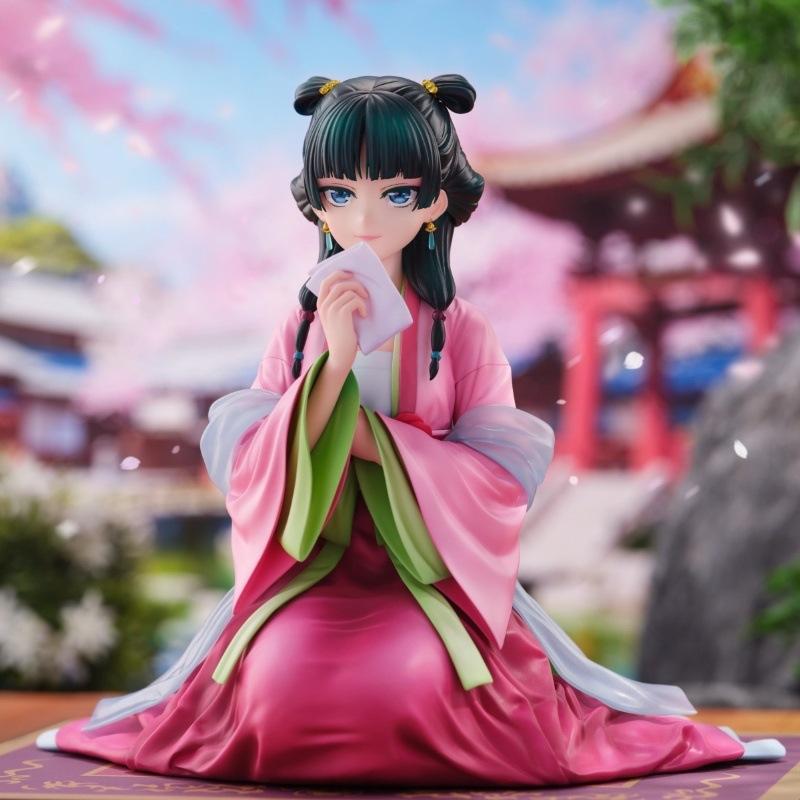 13cm Die Tagebücher der Apothekerin Maomao Gartenparty Anime Figuren Animationsornamente Sammlung Actionfigur Trendiges Spielzeug
