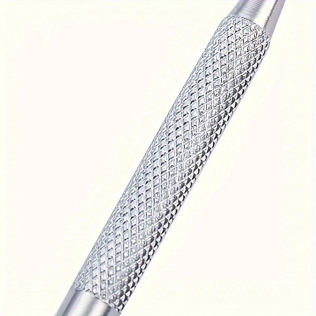 Нержавіюча сталь для підняття врослого нігтя на нозі - Вигнута ложка для нігтів для глибокого очищення, Нековзна ручка, Простий у використанні інструмент для педикюру для гіпоалергенного догляду за стопами