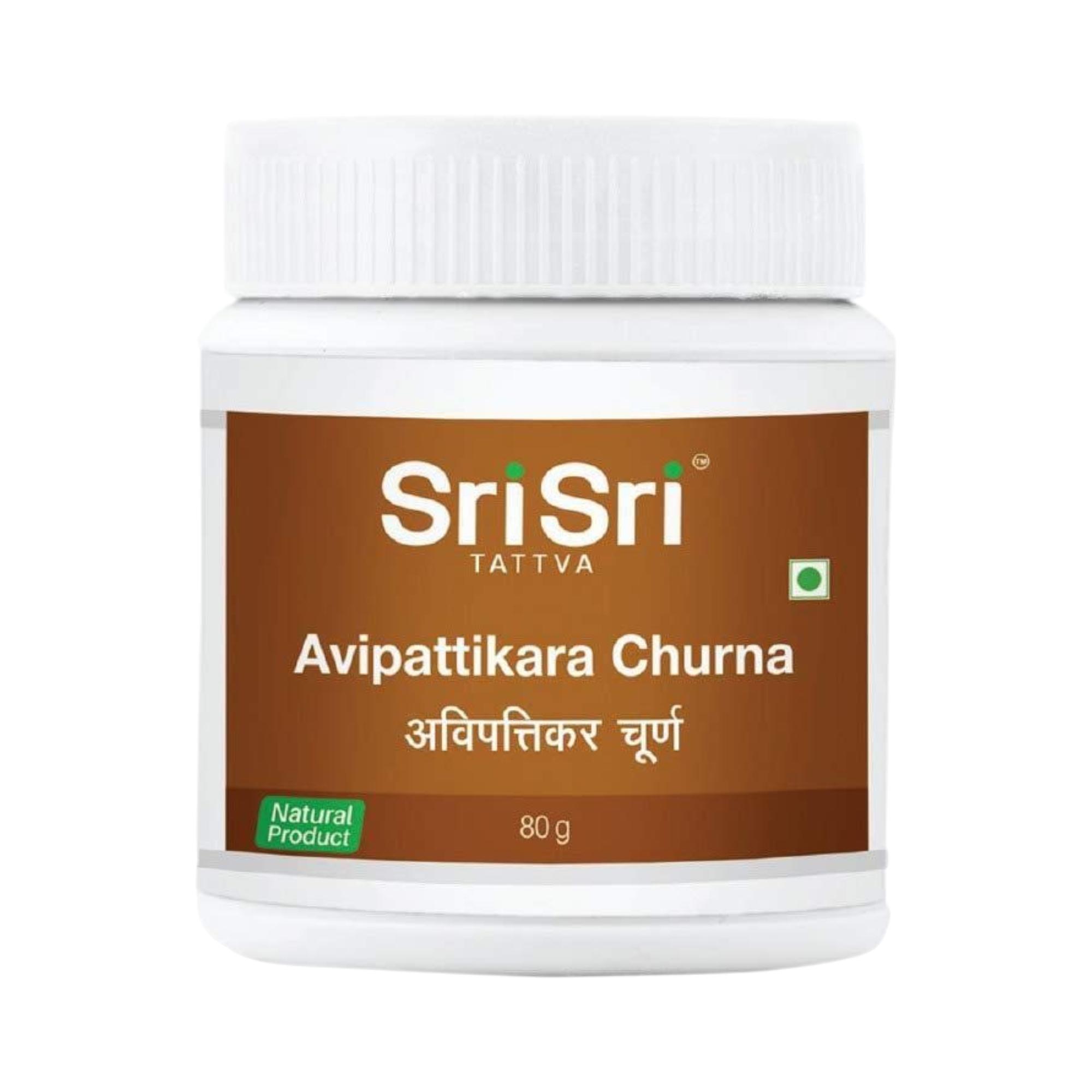 

Sri Sri Tattva Avipattikara Churna 80g Pack of 2 Ayurvedic Digestive Health Supplement