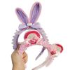 Kuromi Purple Plush Headband for Kids 2025 - Twist Stick Pompom with Bow and Lace Edge