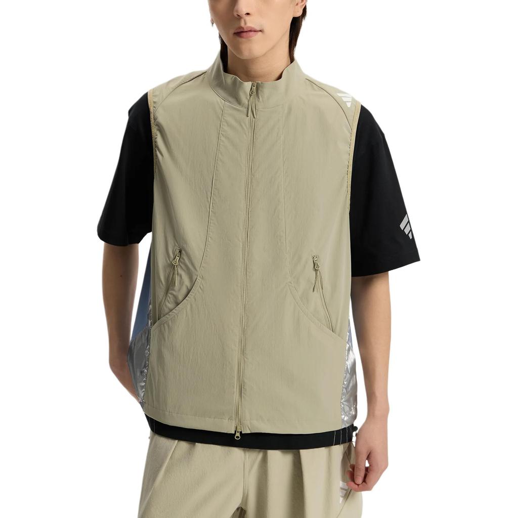 adidas Future Style Vest UV Protection Solid Color Zip Collar Jacket Men Jacket KR5031