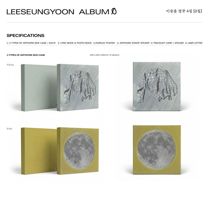 Lee Seung Yoon – 4th Studio Album 0 (Moon Ver.)