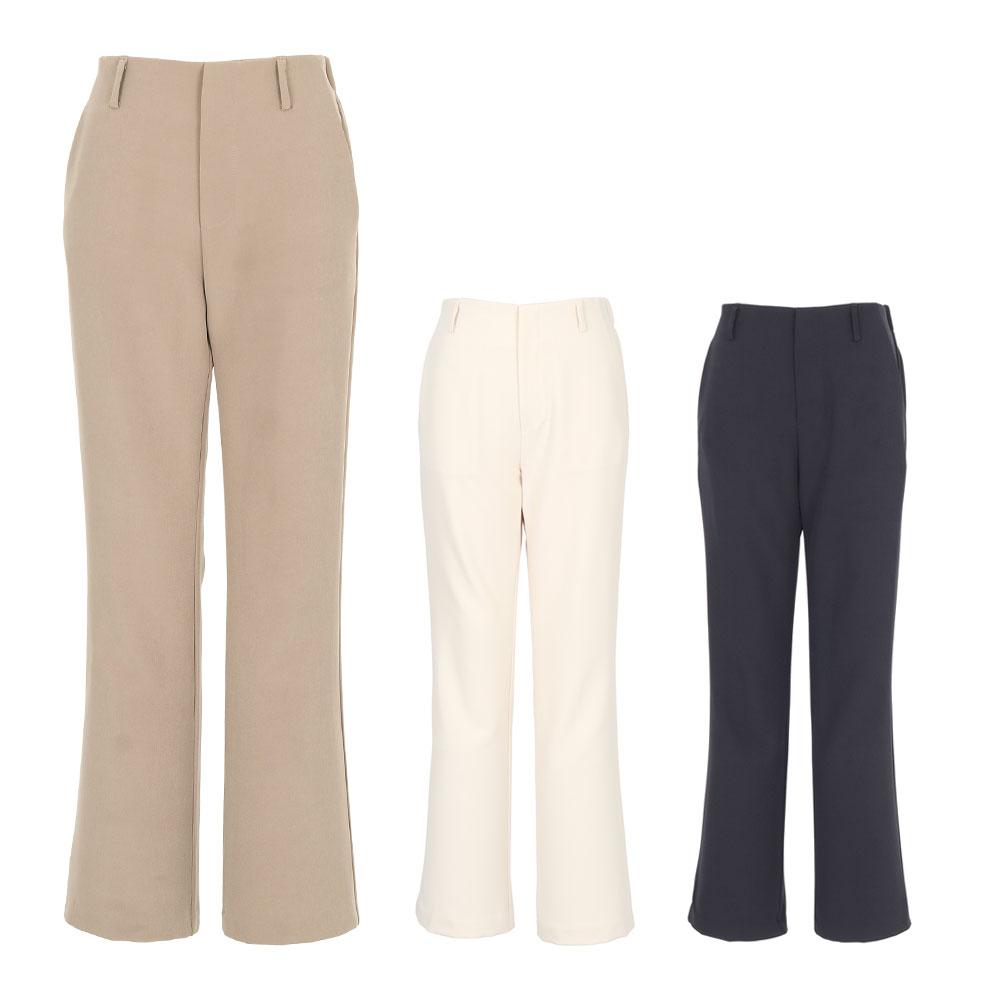 KIM YOUNG JOO GOLF Spring/Autumn Simple No-Tuck Back Waist Bootcut Women'S Golf Pants Dpslsl51
