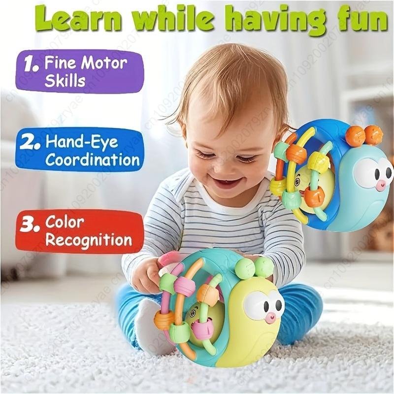 Cute And Interesting Hand-Held Baby Rattle,Early Education Plastic Ball,Birthday Gifts, Christmas, Newborn Souvenir Toy Ball