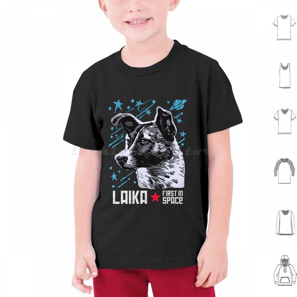 Laika Soviet Union Ussr Cosmonaut Dog First In Space T Shirt 6xl Cotton Cool Tee Laika Space Dog Soviet Russia Astronaut