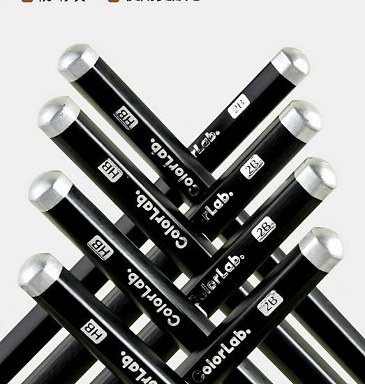 Morning MG Black Wood Pencil with Thick Lead - Bulk Pack for Primary School and Kindergarten Students, First Grade HB.