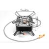 Camp Gas Stove Portables Folding Outdoor Backpacking Stove Tourist Equipment for Cooking Hiking Picnics