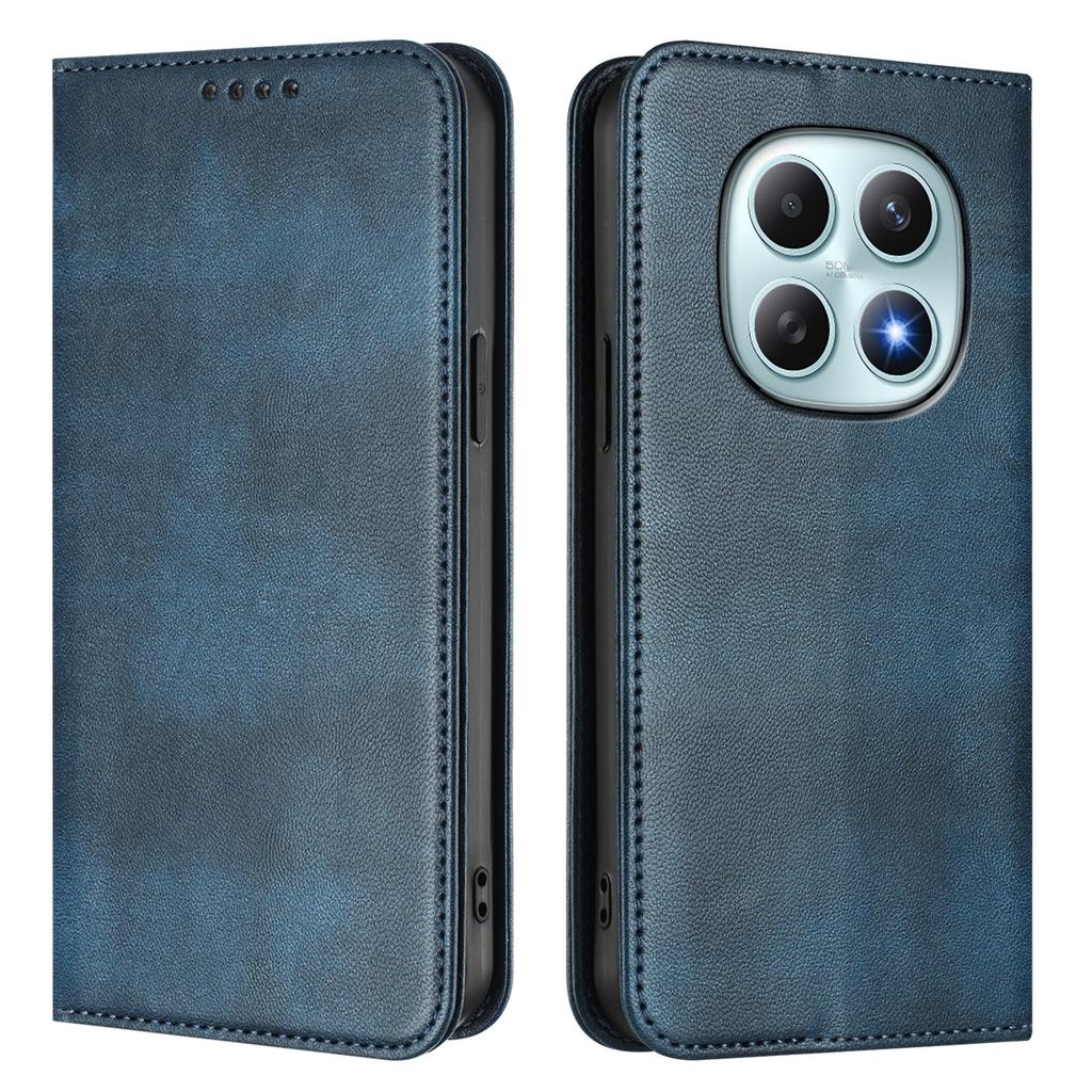 Für Xiaomi Poco M8 5G/Redmi Note 15 5G (Global)/15 4G (Global) Brieftaschenhüllen Retro Textur RFID-Blockierung Leder Handyhülle