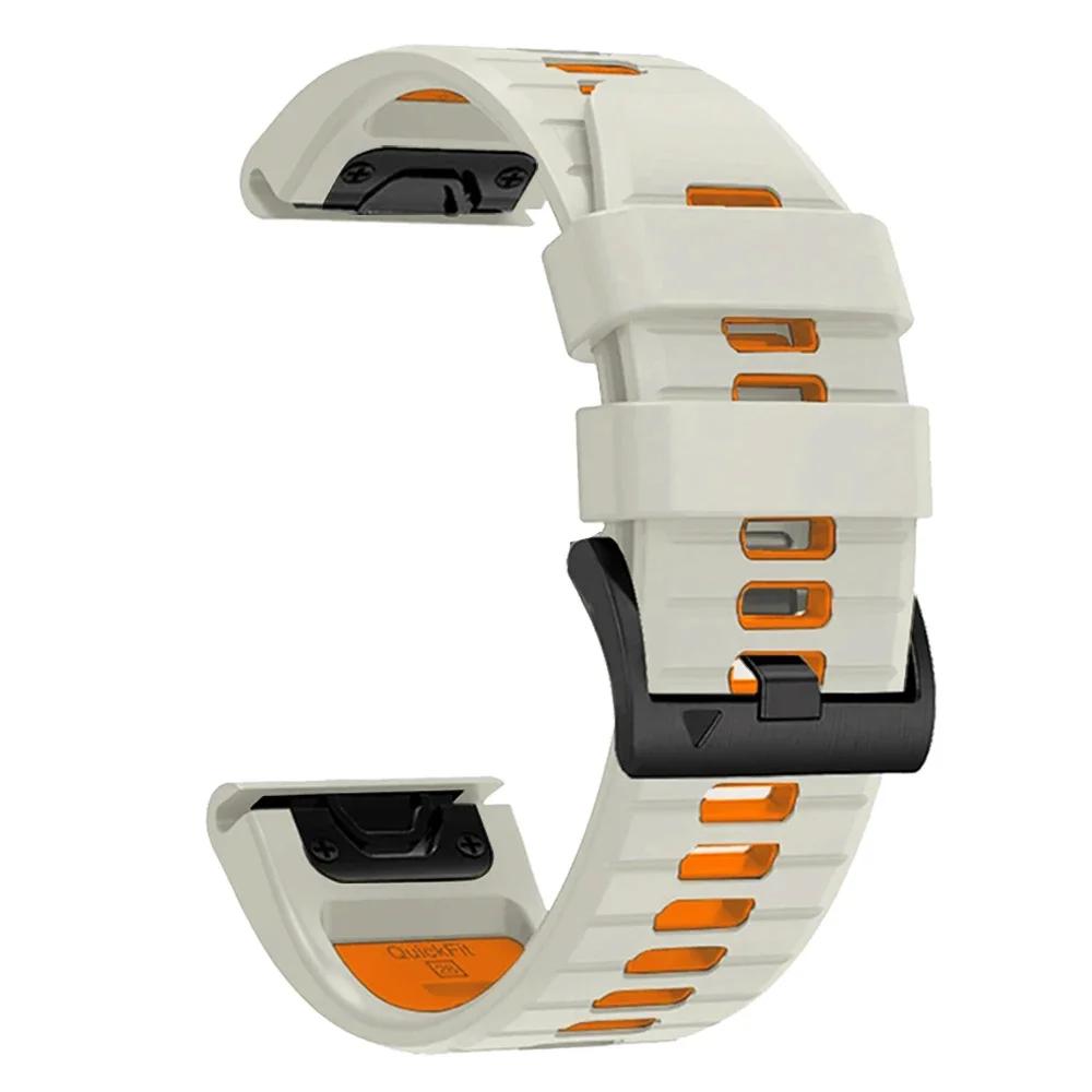 Quick Fit Strap For Garmin Fenix 8 7 7X/Epix Pro Gen 2 51mm 47mm/Enduro 2/Descent Mk3i Mk2 Silicone Original Watch Band 22mm 26mm