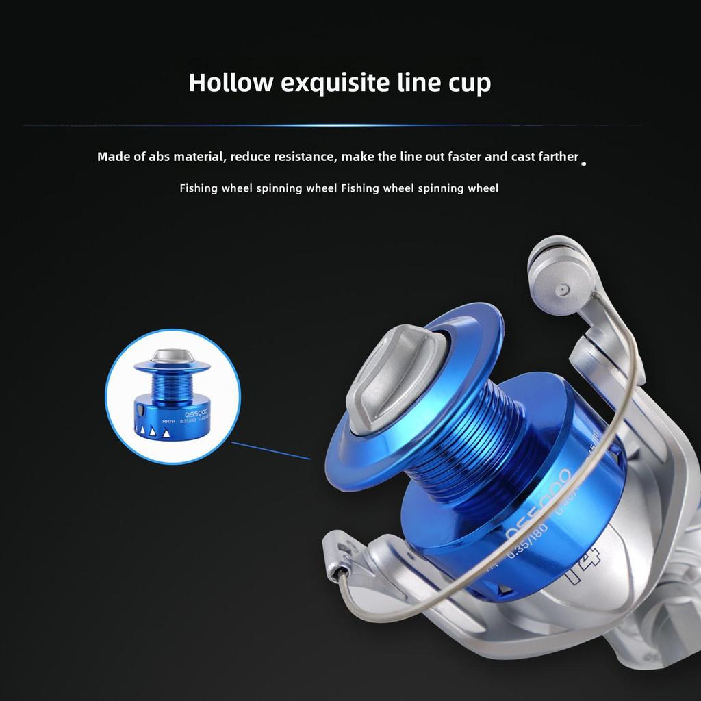 Affordable Fishing Reel Set: Spinning Wheel, Rocky Rod, Sea Rod, Casting Rod, Universal QS Spinning Wheel.