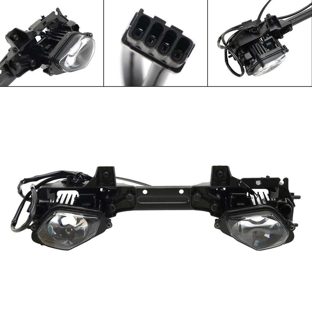 Front Headlight Grille Headlamp Led Protector Clear For Yamaha Yzf-R6 2017-2023