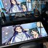 Anime Apotheker-Tagebücher Mauspads XXL Gamer Computer HD Mauspads Natürlicher Gummi Rutschfeste Teppiche XXL Tischmatten Schreibtischzubehör