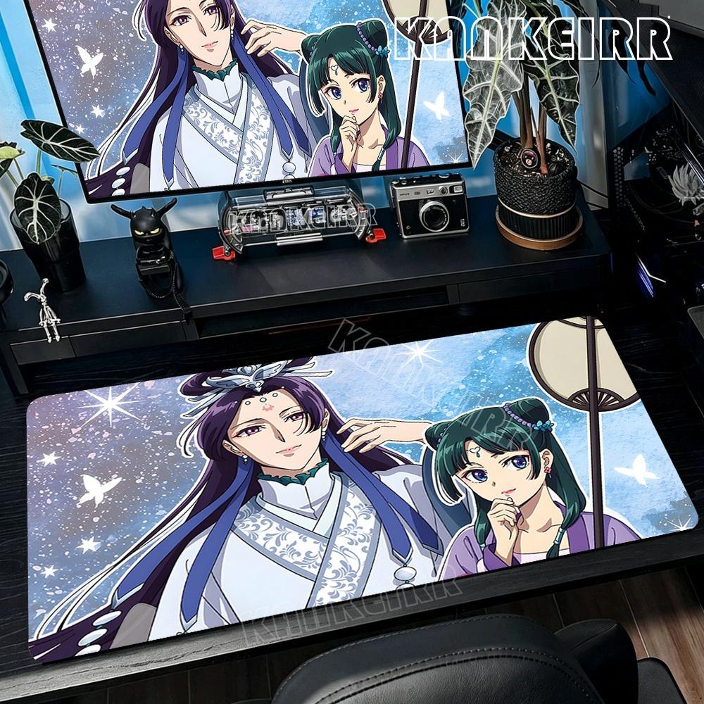Anime Apotheker-Tagebücher Mauspads XXL Gamer Computer HD Mauspads Natürlicher Gummi Rutschfeste Teppiche XXL Tischmatten Schreibtischzubehör