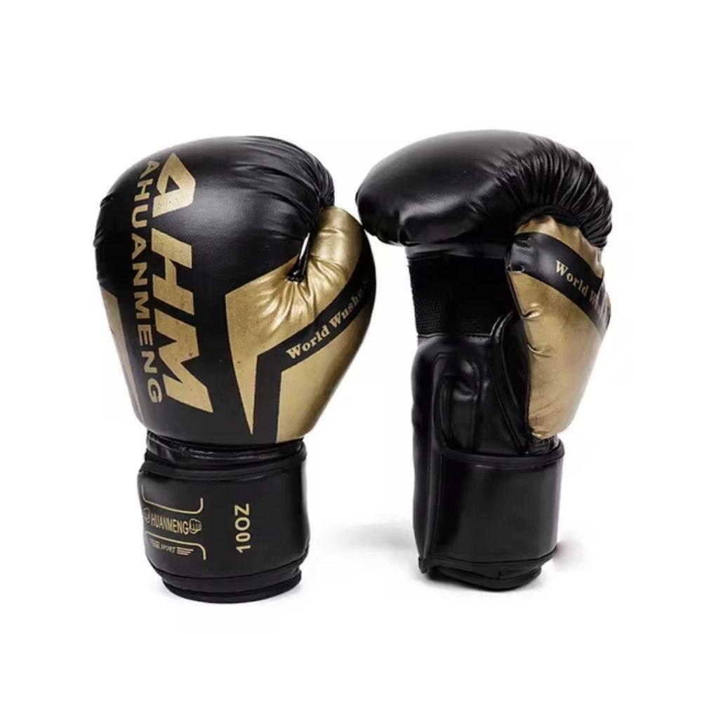 6/10/12/14Oz Adult Boxing Gloves Breathable Professional Sanda Muay Thai Fighting Gloves PU Leather