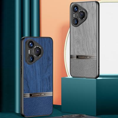 Simulate Tree Texture Phone Case For Huawei Pura 70 Pro Plus Camera Lens Protection Back Cover For HUAWEI Pura 70 Ultra P60 P50 P40 Pro Plus Fundas