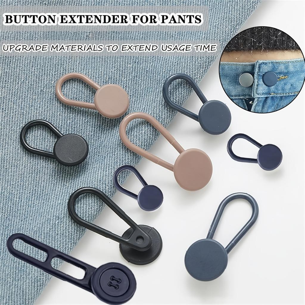 10pcs Jeans and Pants Button Extenders - for Women's and Men's Pants 1-1.8 Inches (Approx. 3.5-4.8cm) - Suitable