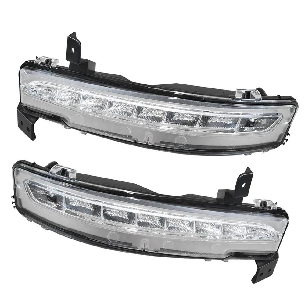 1Pair Car Front LED Daytime Running Light 68187875AA For 2012-2016 JEEP CHEROKEE