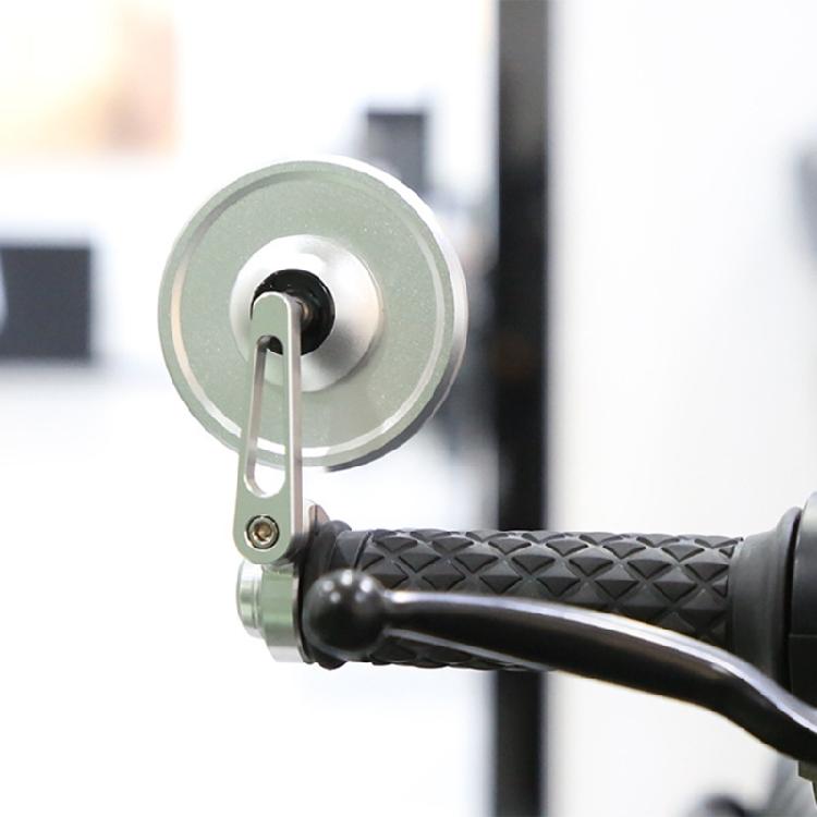 Motorbike Rear View Mirrors Round 7/8" Handle Bar End Mirror for Scooter ATV