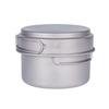 Gongziyu Titanium Folding Handle Cooking Pot Set