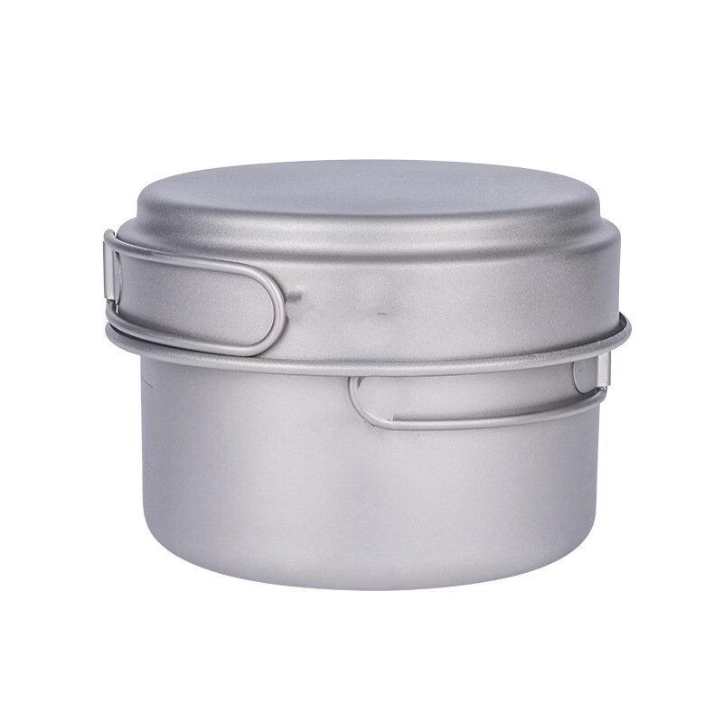 Gongziyu Titanium Folding Handle Cooking Pot Set