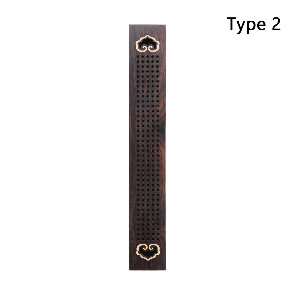 Kreativer Handgemachter Holz Aromatherapie Räucherstäbchenhalter Hohlräuchergefäß Holz Räuchergefäß Box Mit Feuersicherer Matte Heimdekoration