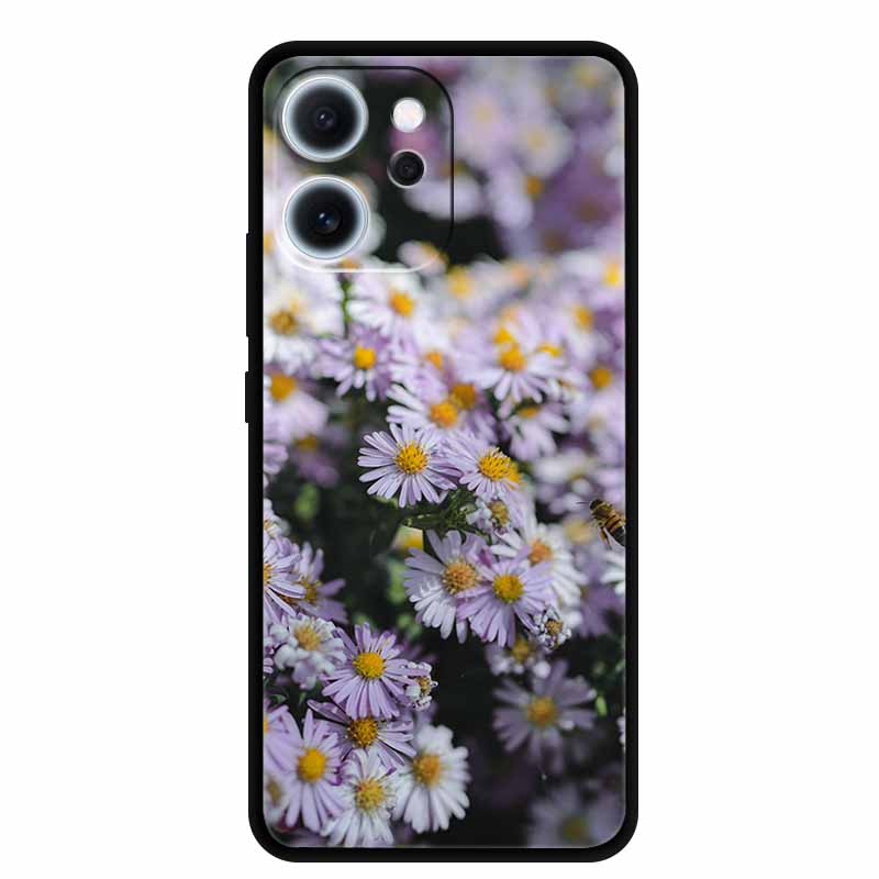 

Yellow Rose Case For Oppo Reno15 F 15F 15 F Caese Back Phone Cover Silicone TPU Soft Protector Funda Capa Black Bumper Reno15F Oppo Reno15 F