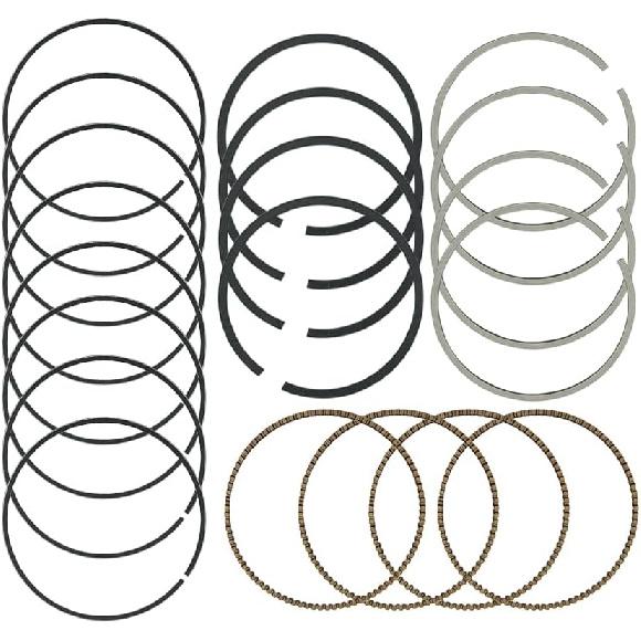 STD Motor Kolbenring Kompatibel mit 06-17 Buick Chevy Pontiac Saturn 2.4L, Ersetzt 9761304910 Kolbenringsatz (Nur für Standardgröße)