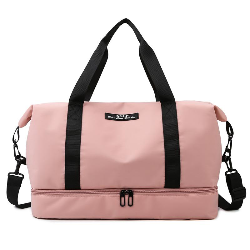 Light and large-capacity fitness bag, nylon travel bag, new men's and women's same fashion sports and leisure bag